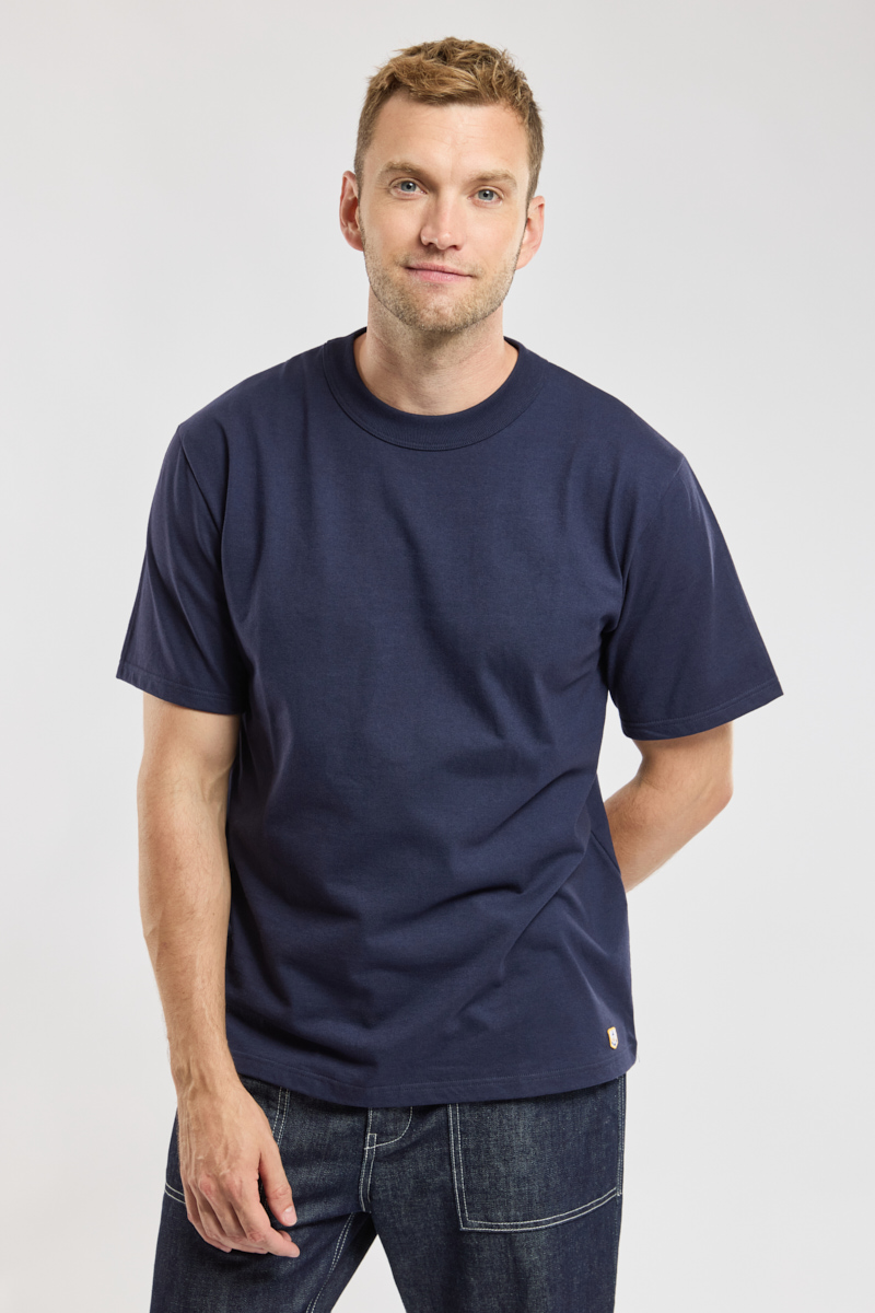 T-shirt uni en coton épais, ARMOR-LUX