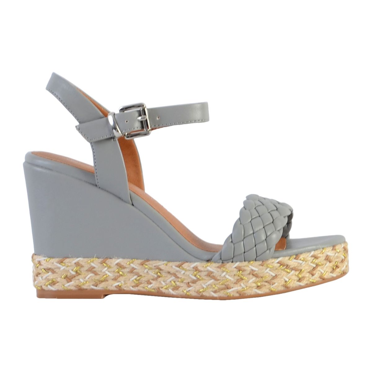 Sandale talon bleu shop ciel