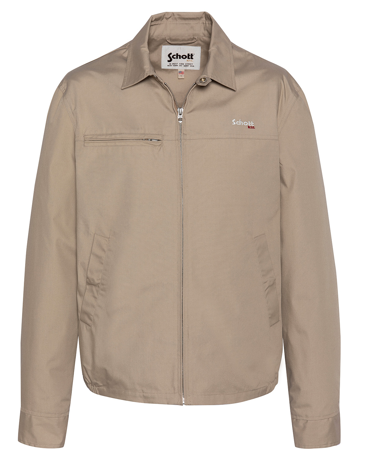 Blouson col chemise Cadams, SCHOTT