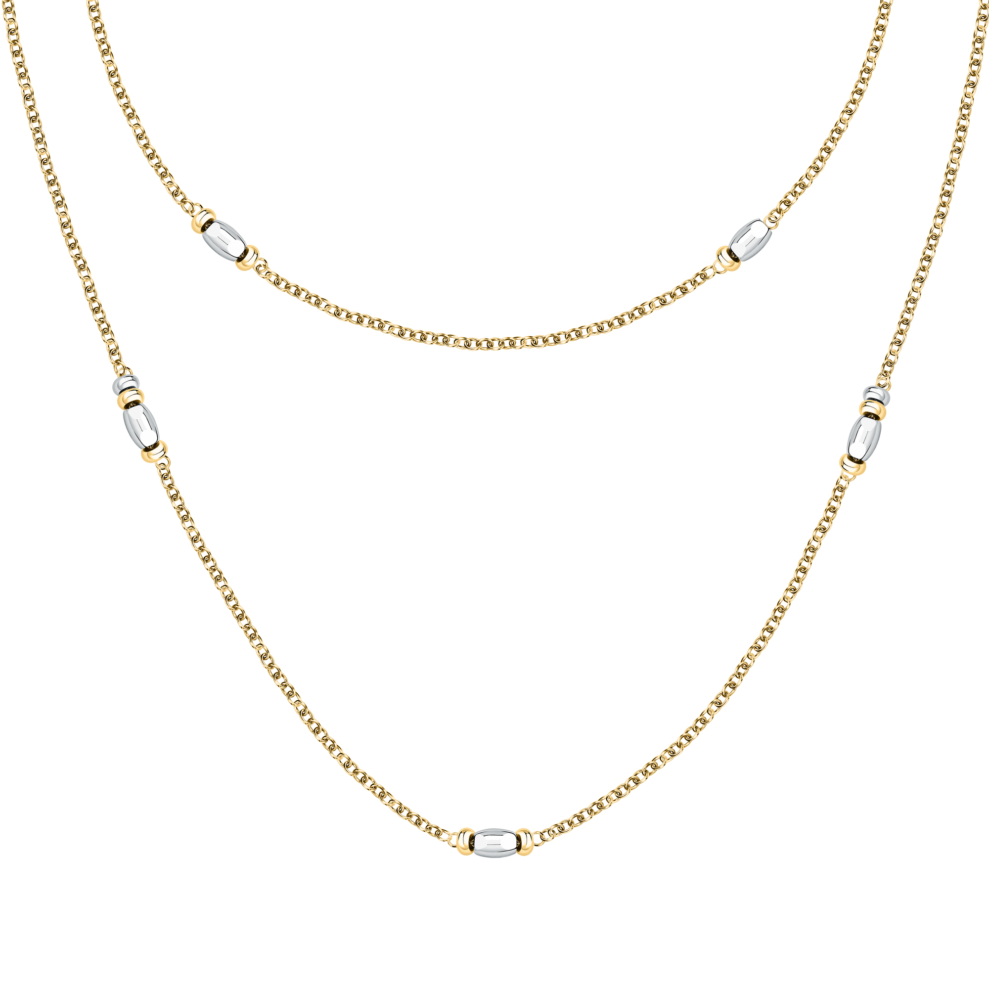Collier en acier,cristaux, COLORI, MORELLATO