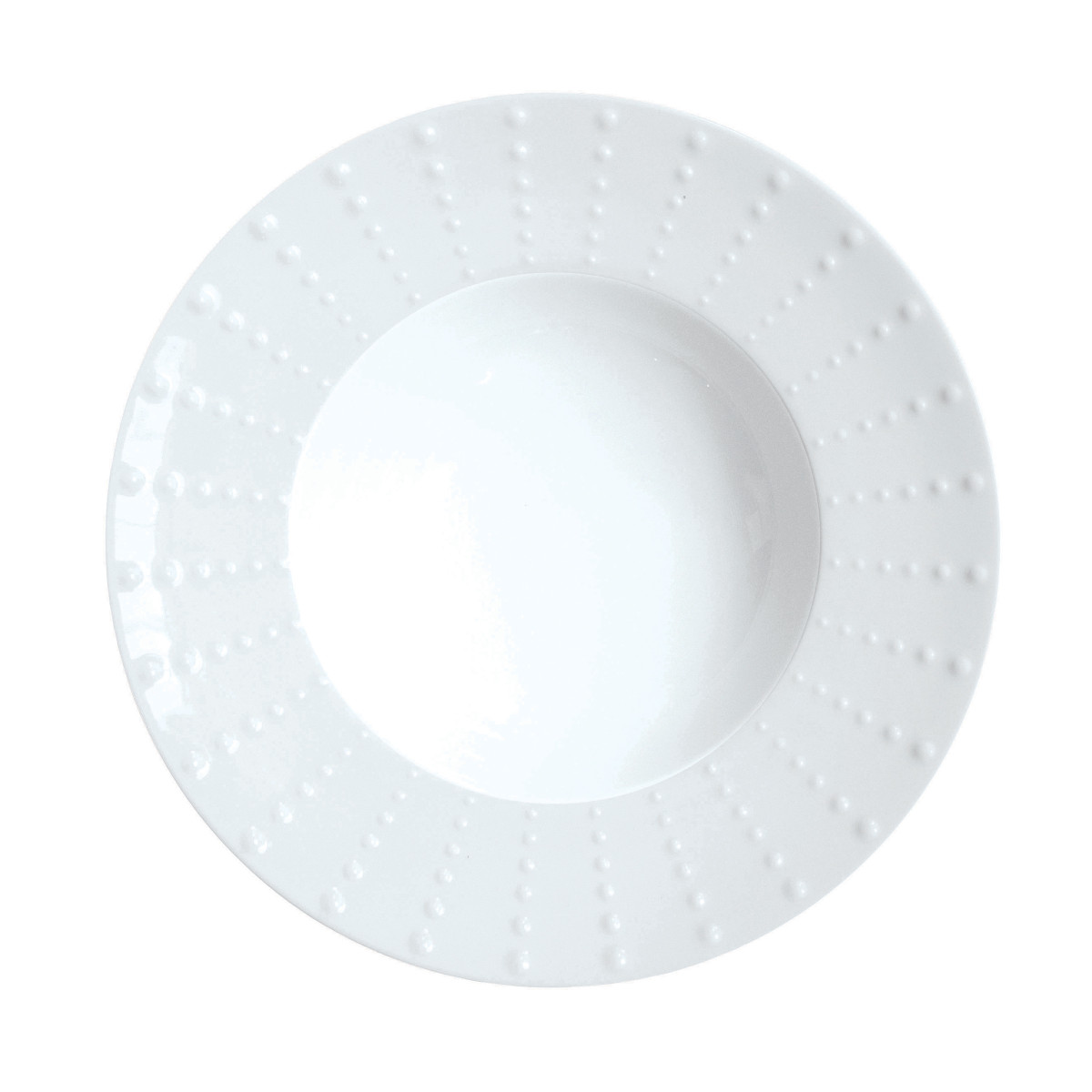 Coffret 6 assiettes creuses à aile - SANIA BRILLANT, MEDARD DE NOBLAT