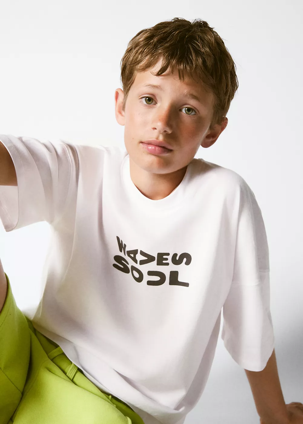 T-shirt coton imprimé surf, MANGO KIDS