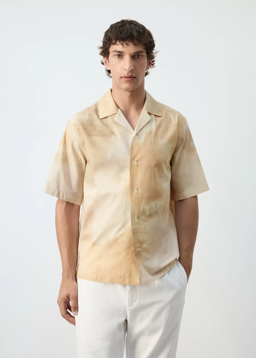 Chemise imprimée 100 % coton, MANGO MAN
