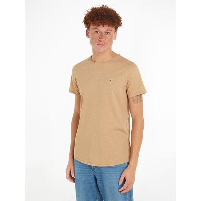 Marl Slim Fit T-Shirt with Crew Neck TOMMY JEANS