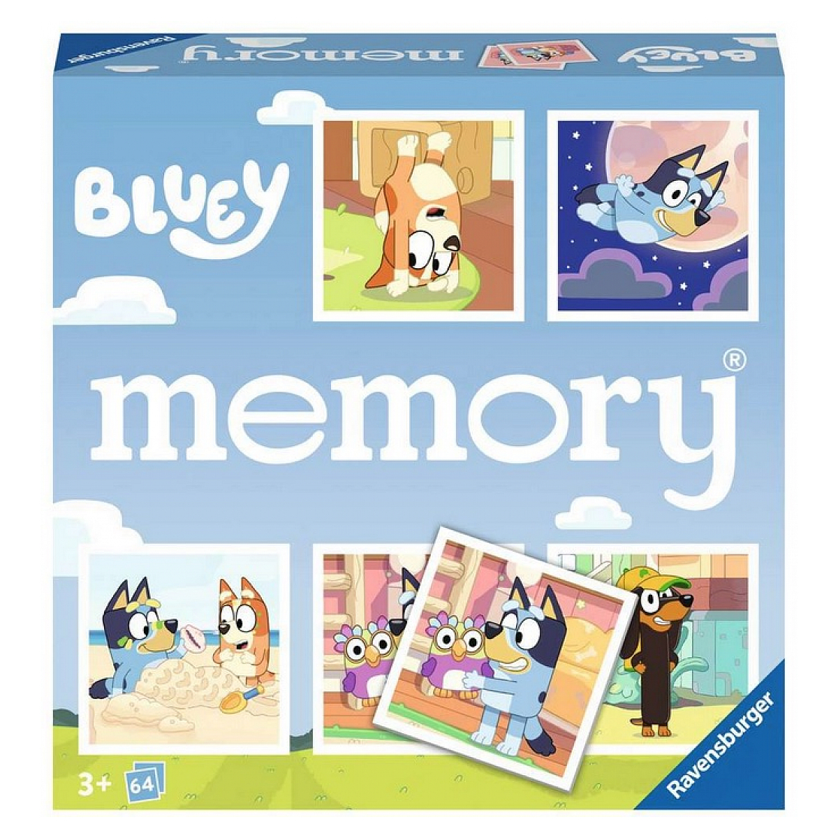 Grand memory Bluey - Jeu de memoire, RAVENSBURGER