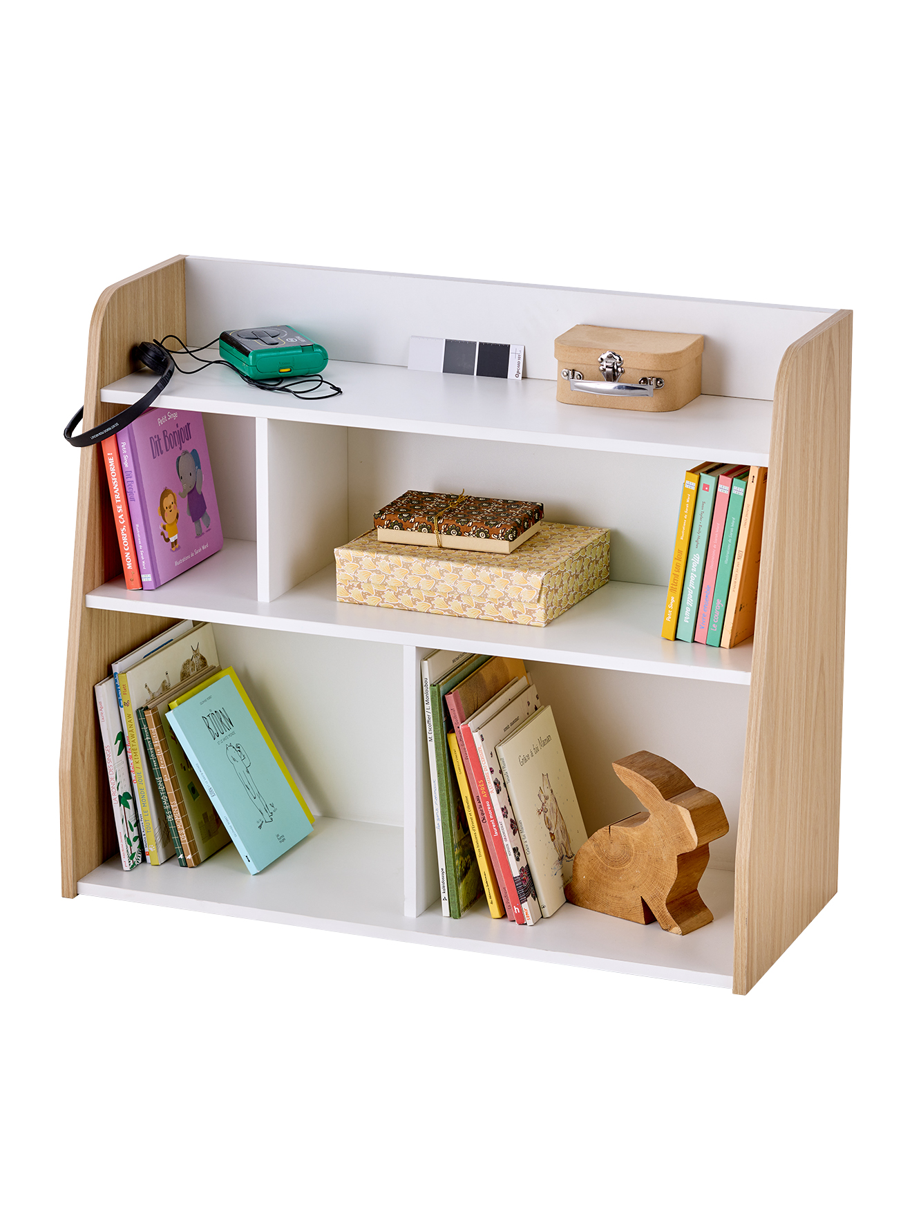 Meuble de rangement livre et jouet YEL, VERTBAUDET