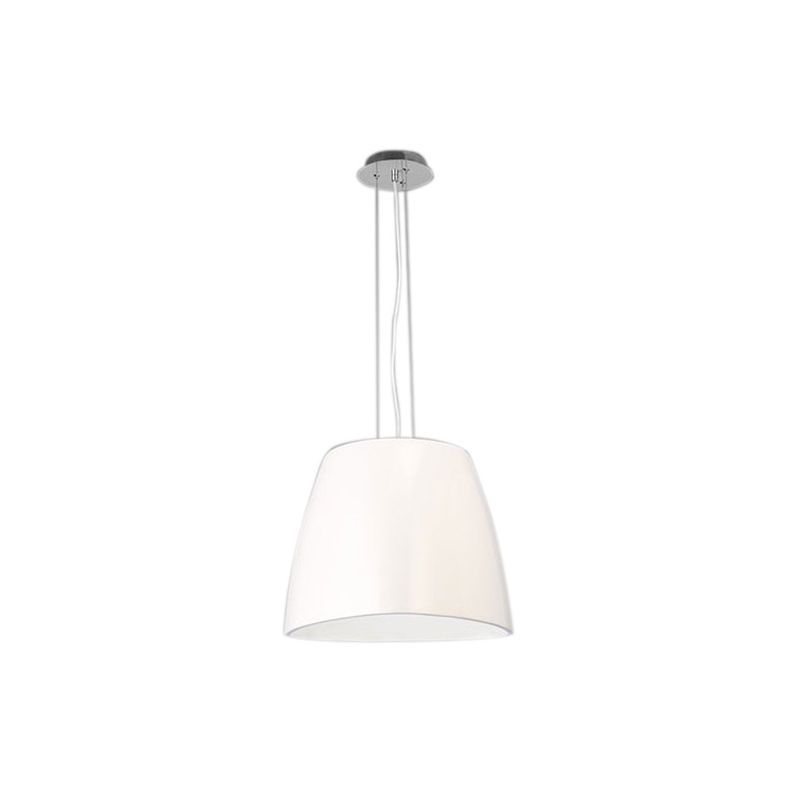 grand lustre blanc loft eggo