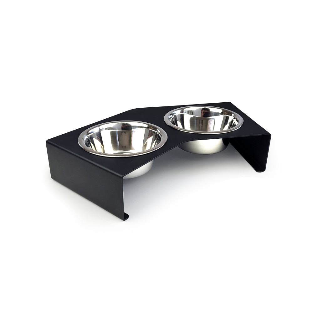 Gamelle chien surélevée socle métal, LIQUI, BAGANE