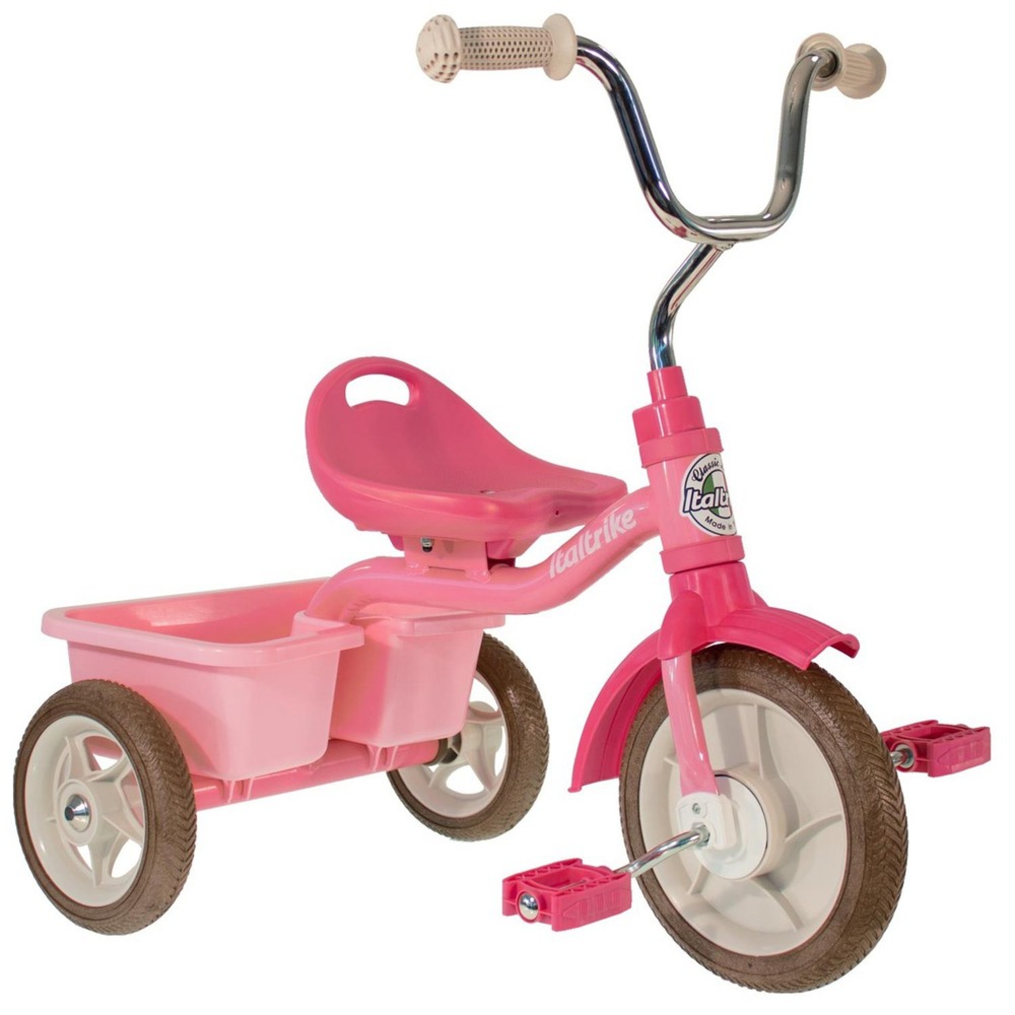 Tricycle rose 10 transporter 2/5 ans, ITALTRIKE