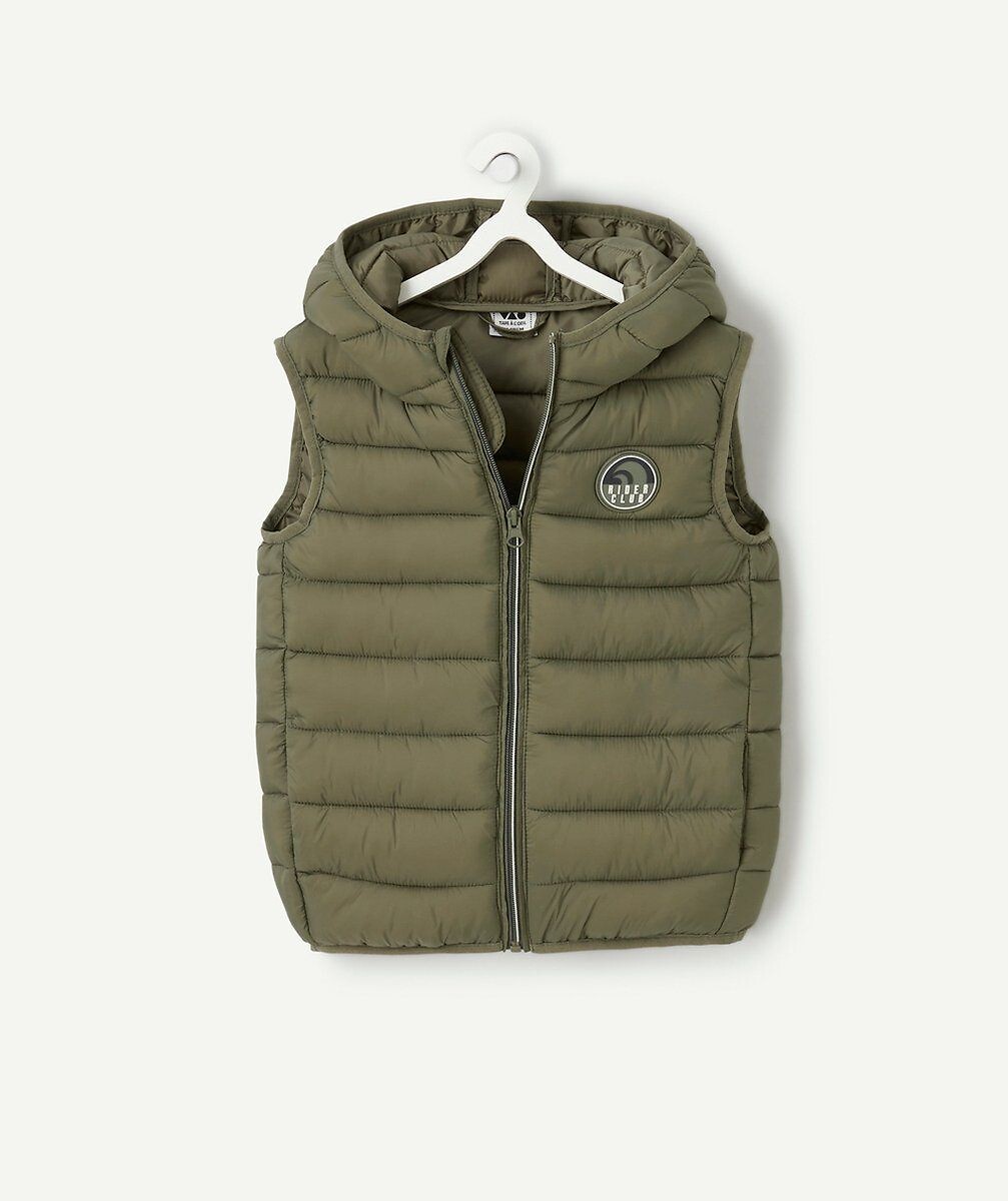 Bodywarmer met kap