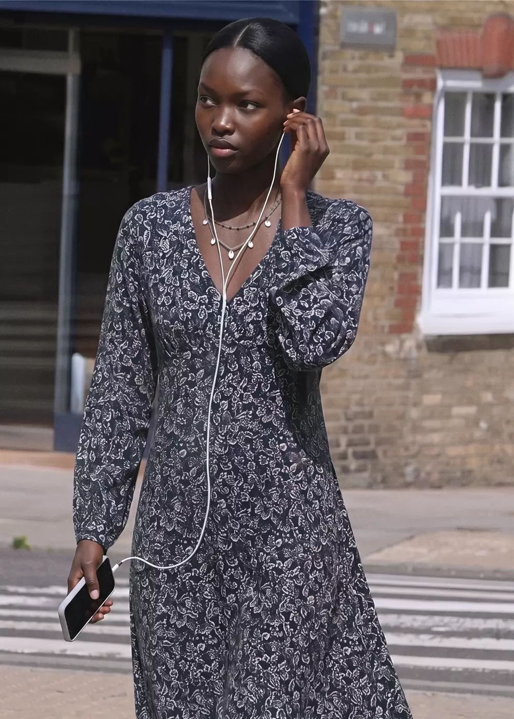 Robe longue à imprimé paisley, MANGO TEEN
