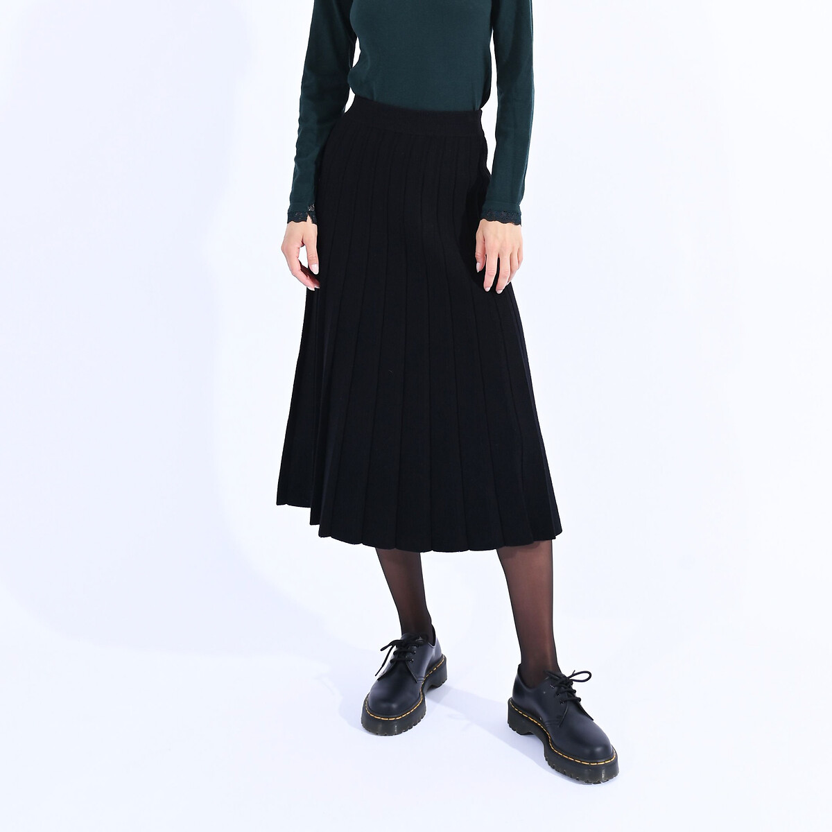 Molly Bracken Pleated Midi Skirt