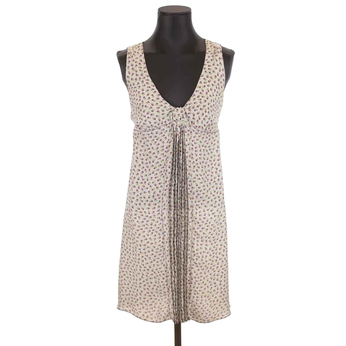 Robe en soie tr s bon tat gris Sandro La Redoute