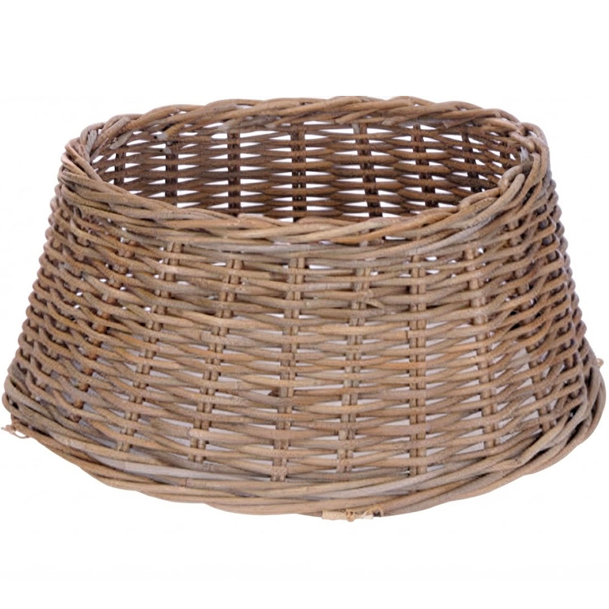 Couvre-pied de sapin de Noël en kubu tressé 59x59x26cm, WADIGA