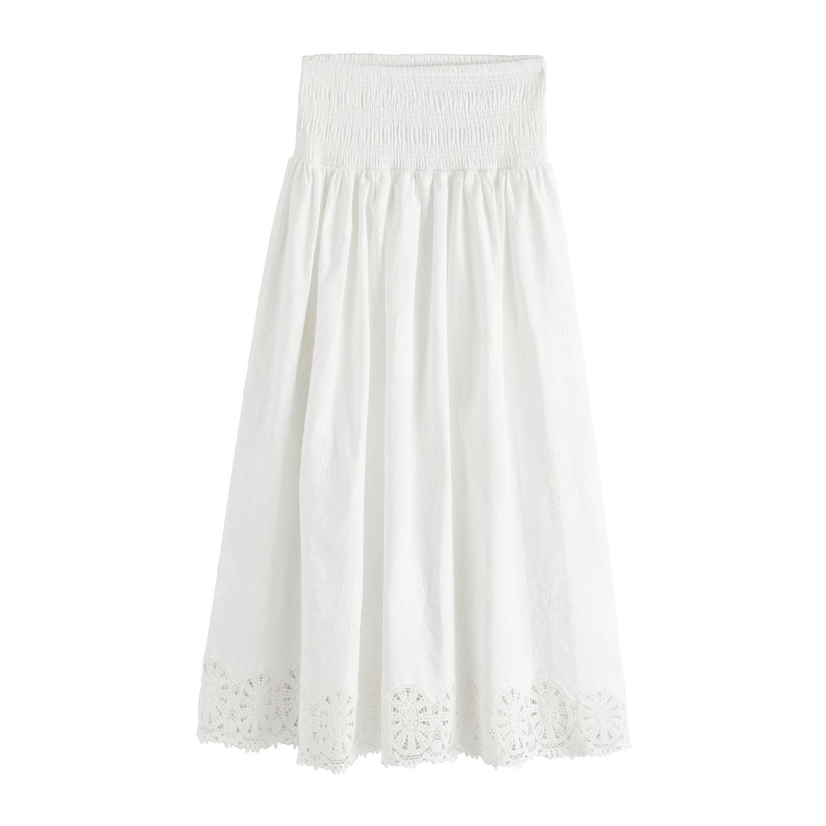 Jupe maxi avec bordures en crochet, NEXT