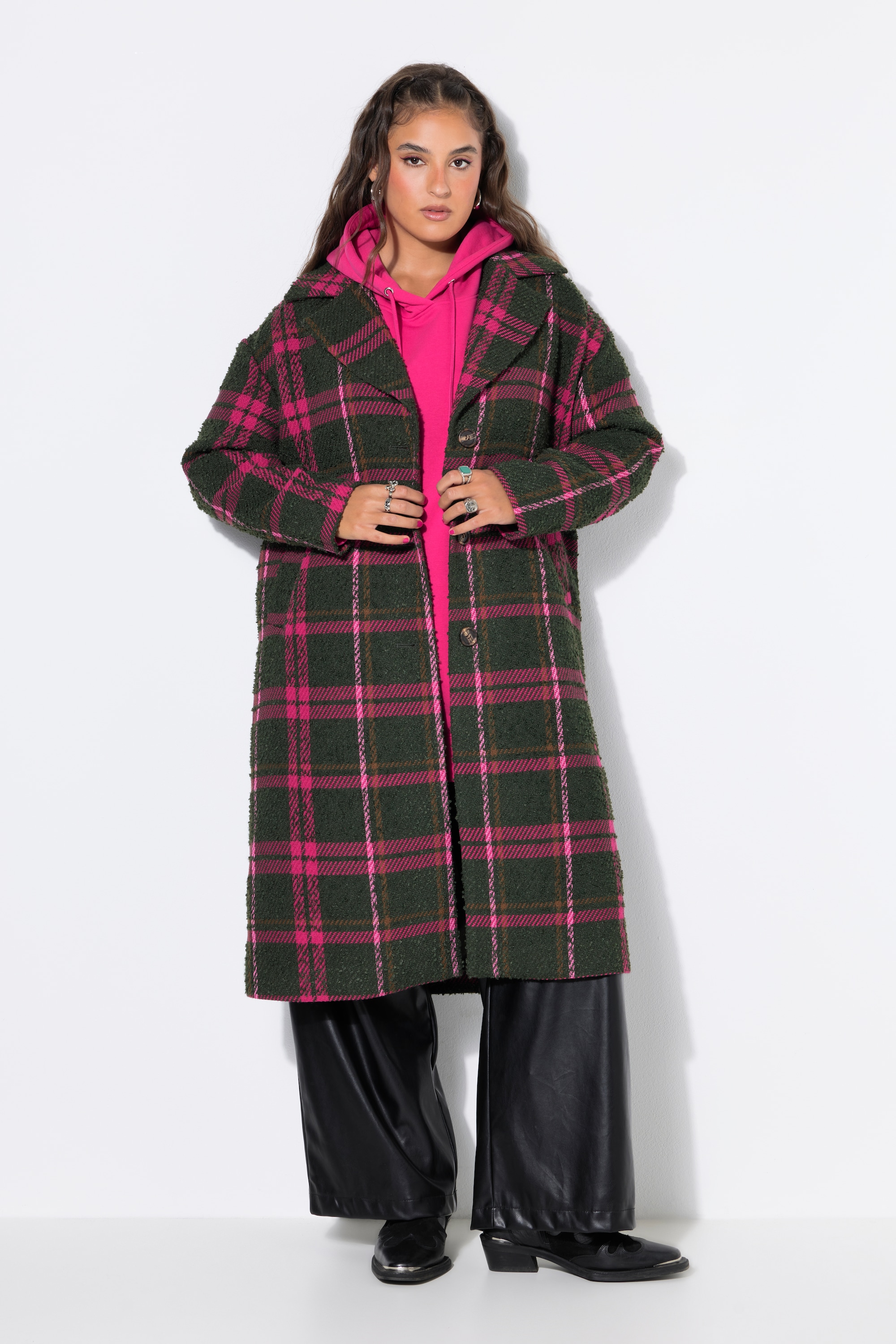 Manteau à carreaux, coupe oversize, STUDIO UNTOLD