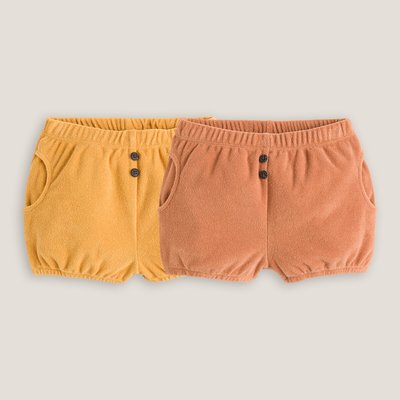 2er-Pack Frottee-Shorts LA REDOUTE COLLECTIONS