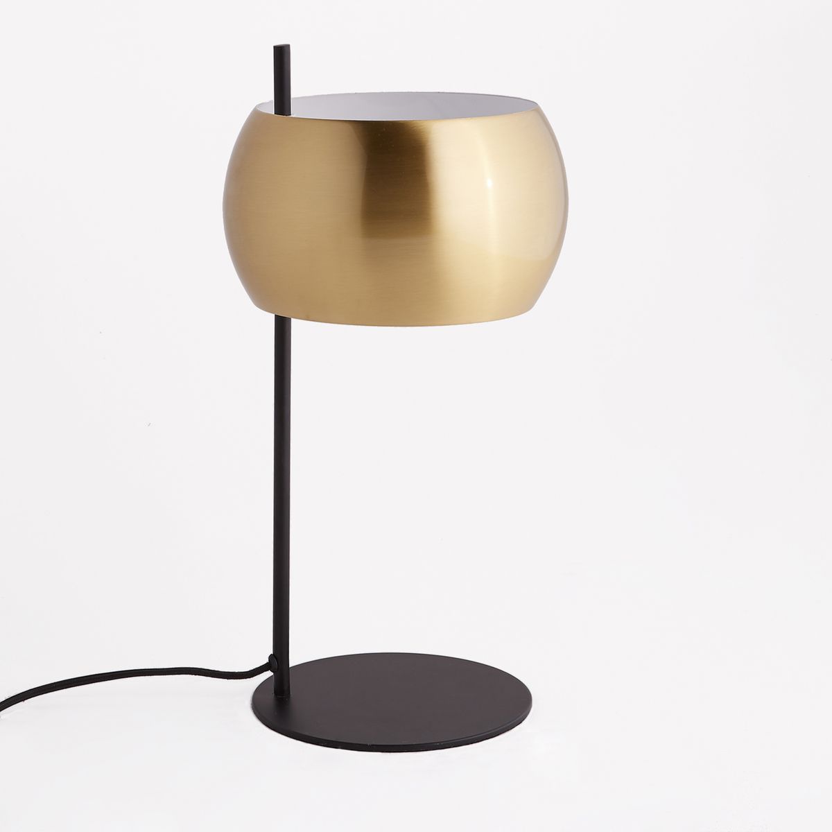 Lampe à poser métal noir et laiton, elori noir/laiton La Redoute