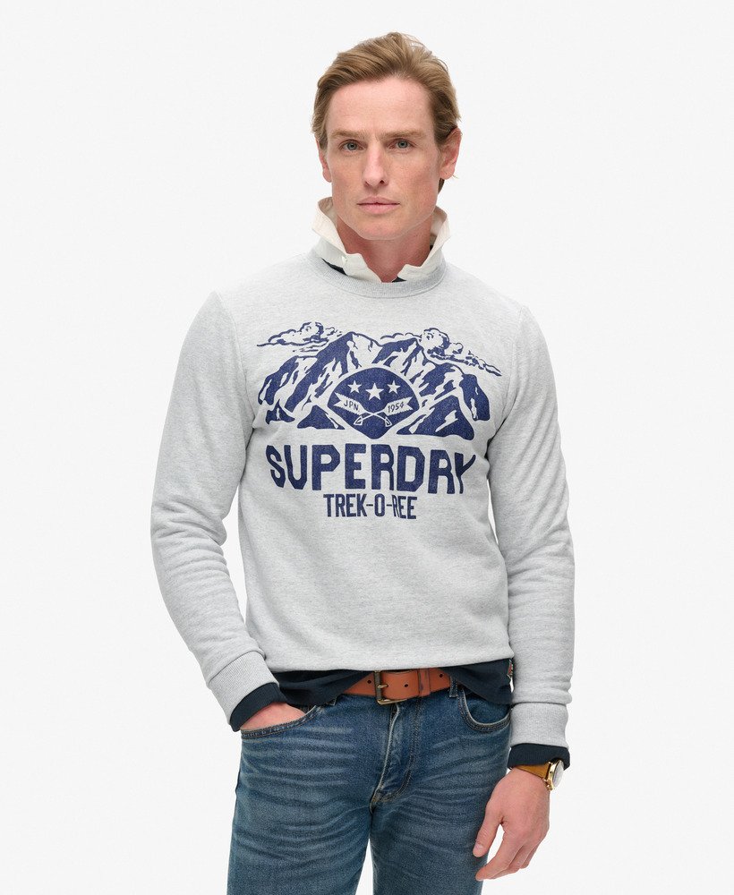 Sweat ras du cou à motif Outdoors, SUPERDRY