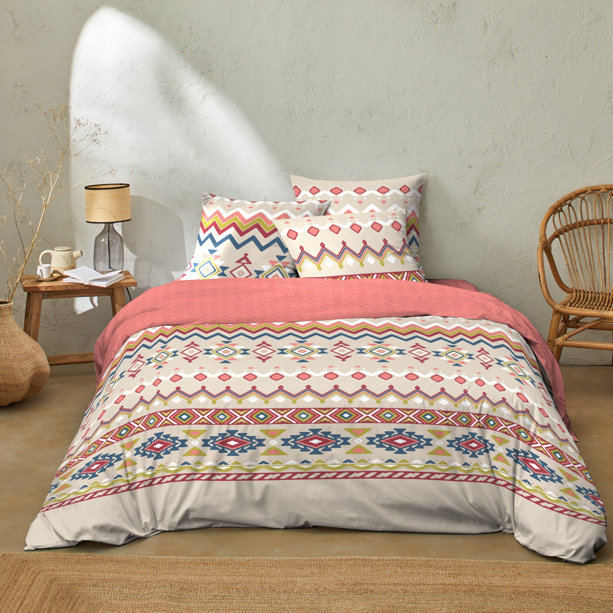 Parure de lit - Housse de couette avec taies, EDEN