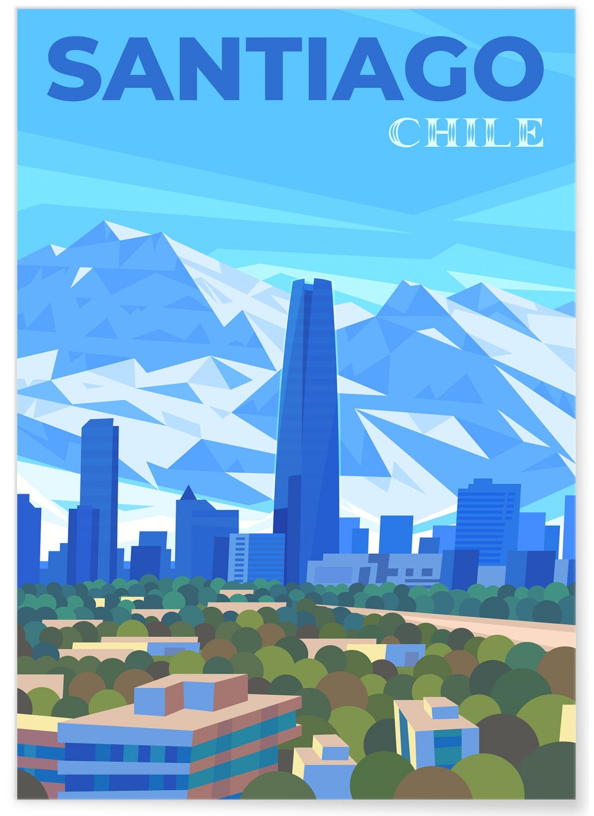 Affiche ville Santiago, L'AFFICHERIE