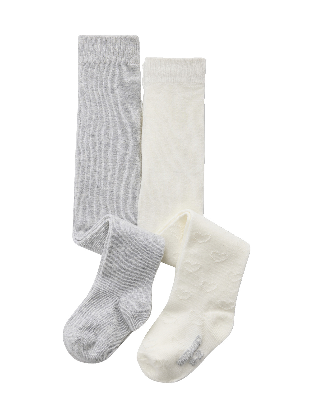 Lot 2 Collants Bébé Fille Maille Ajourée, VERTBAUDET