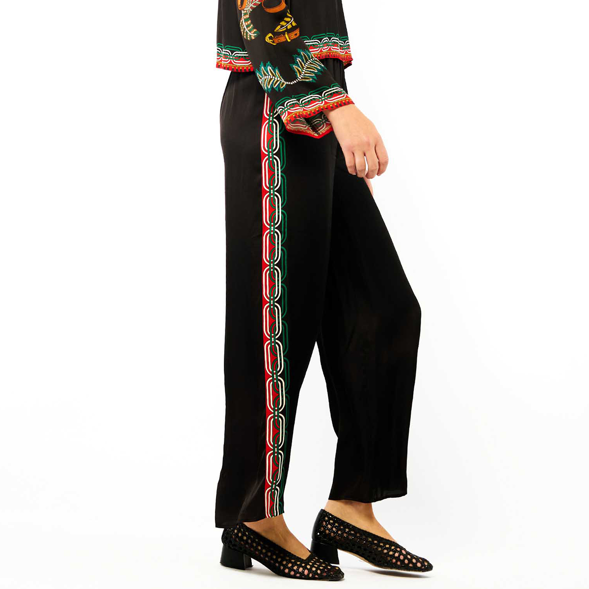 Pantalon droit à motifs TINA, WILD