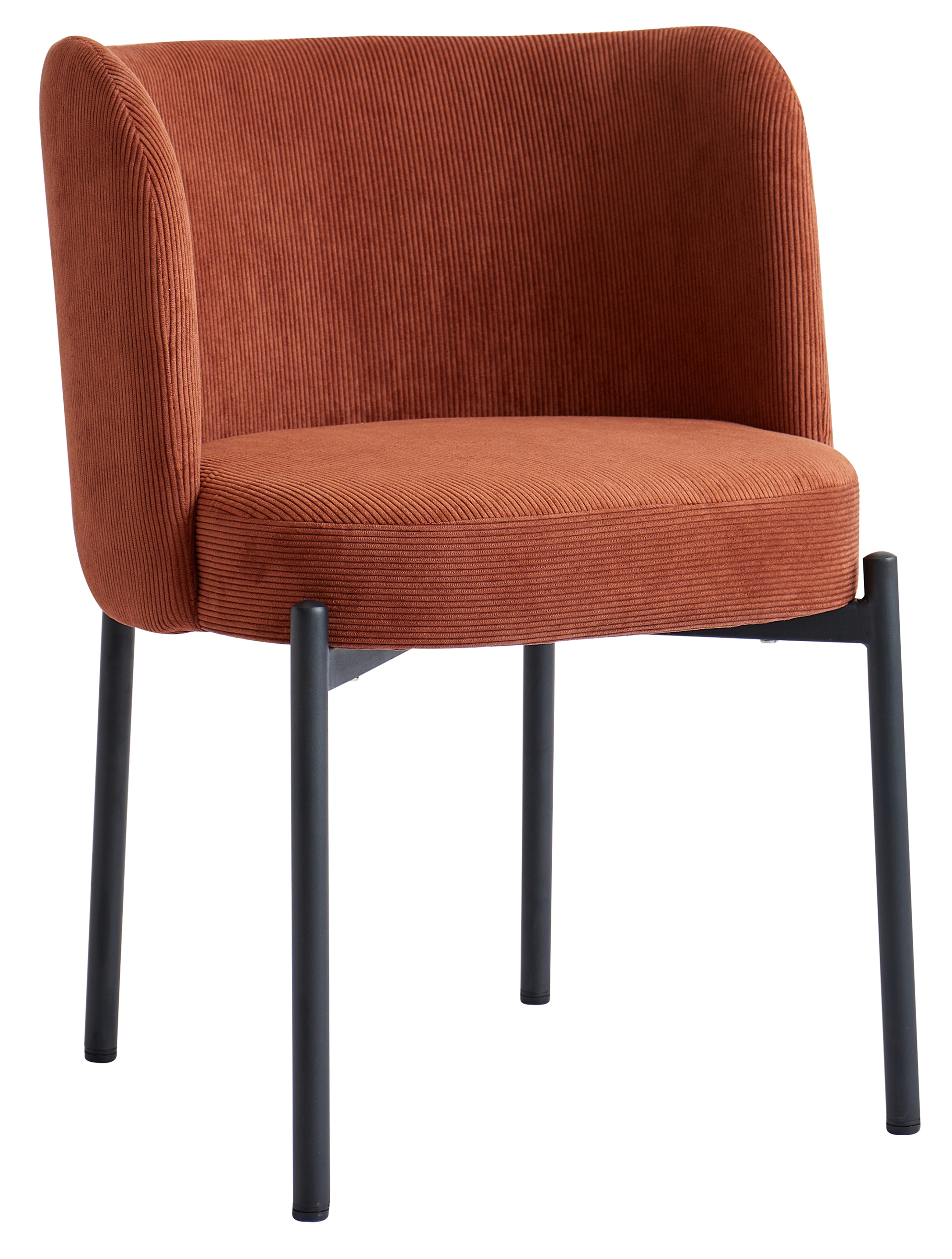 Lot de 2 chaises, velours côtelé, GRIMSTAD, NORDLYS