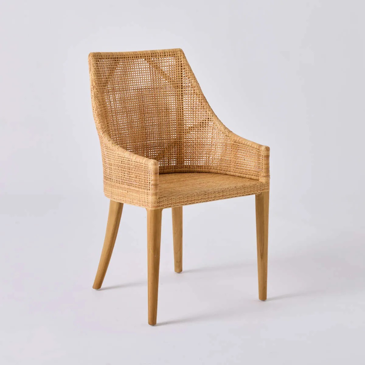 Fauteuil de table en rotin naturel SAIGON, KOK