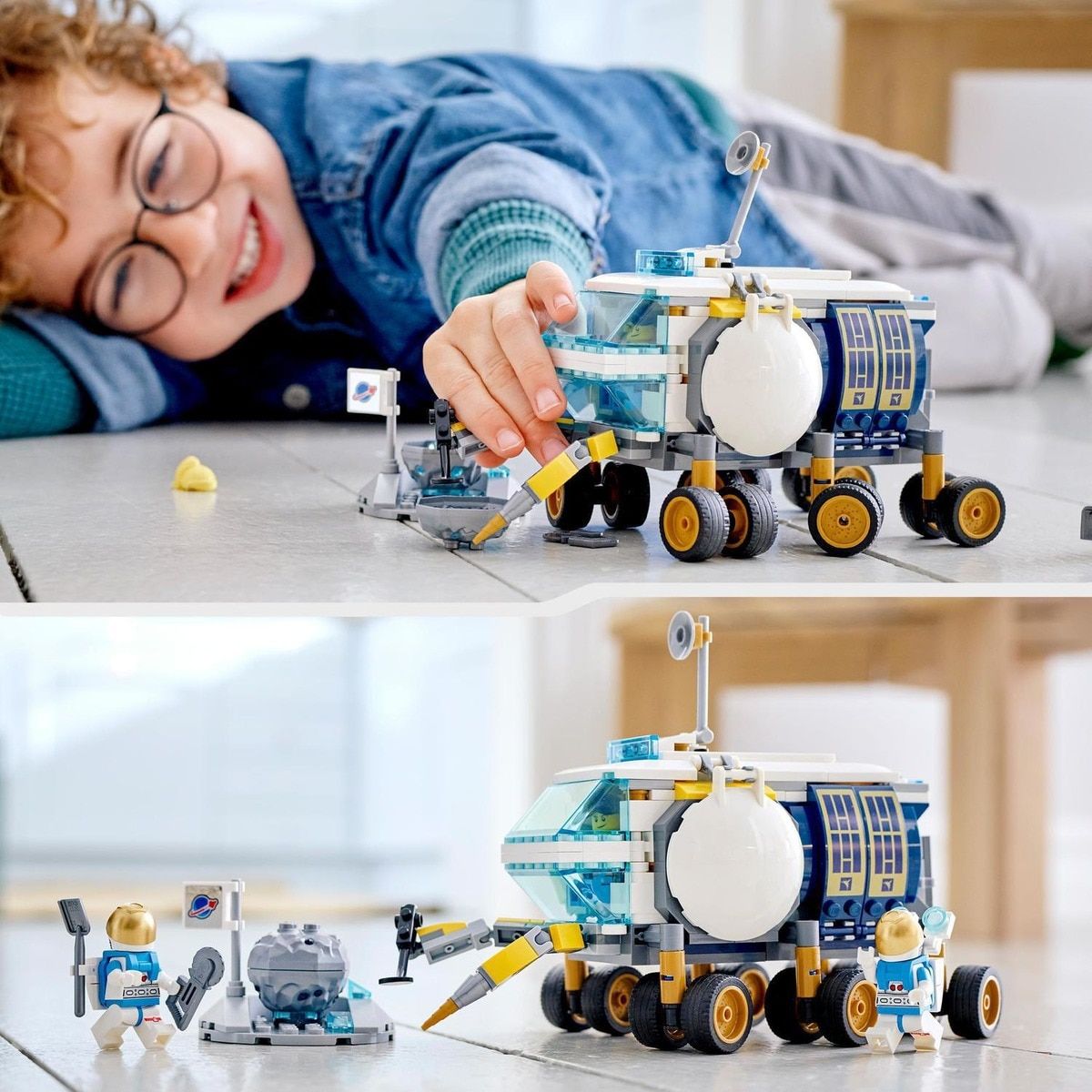 LEGO - Le véhicule d'exploration lunaire - 5 à 8 ans - JEUX, JOUETS -   - Livres + cadeaux + jeux