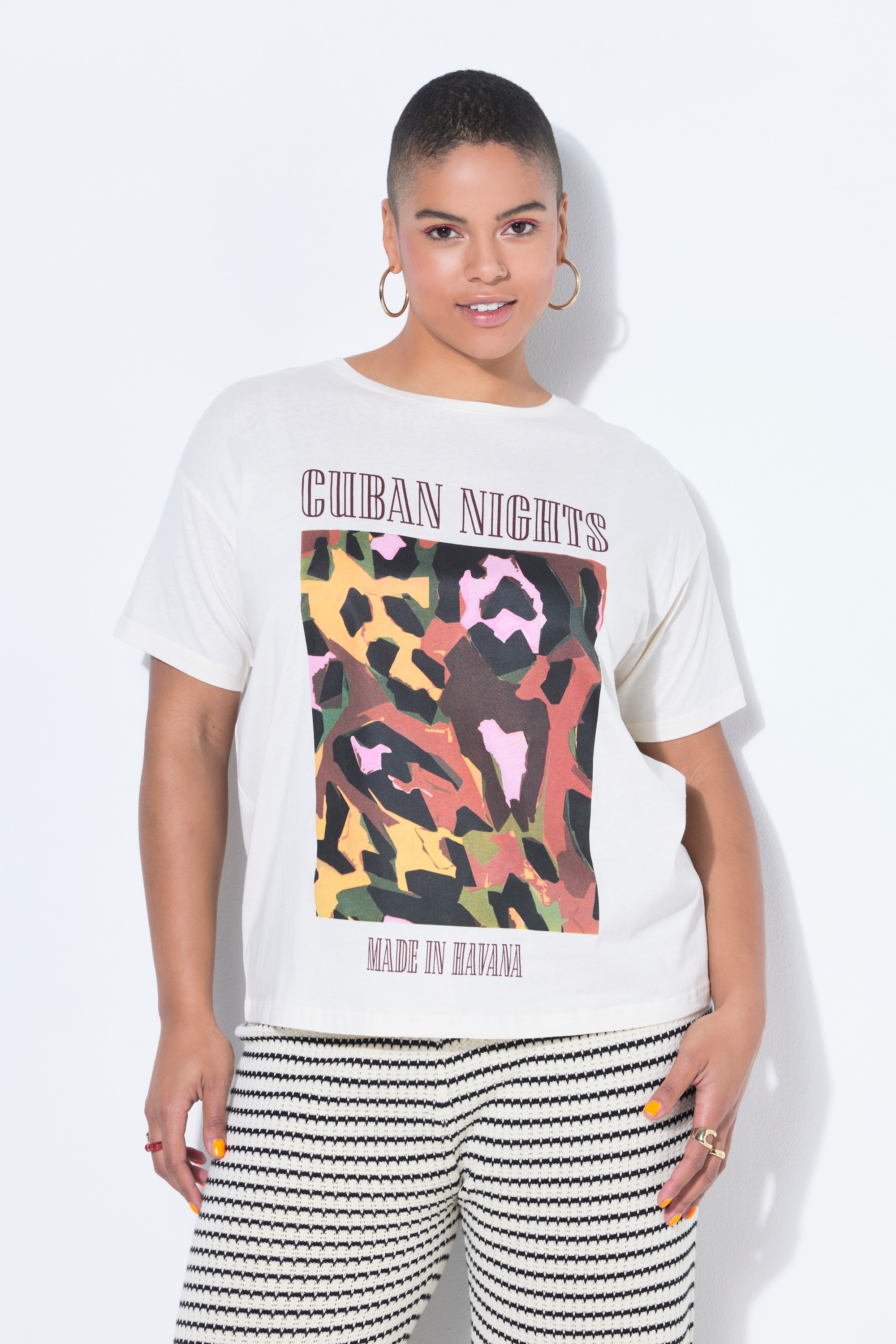 T-shirt oversize, motif léopard coloré, STUDIO UNTOLD