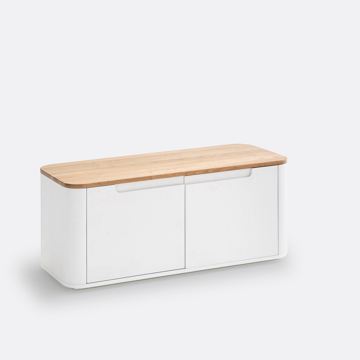 Banc à chaussures, 2 portes, plateau en chêne et laque, STOLICO, LA REDOUTE INTERIEURS
