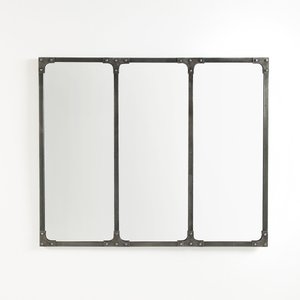 Miroir métal fer industriel 120x100 cm, Lenaig LA REDOUTE INTERIEURS image