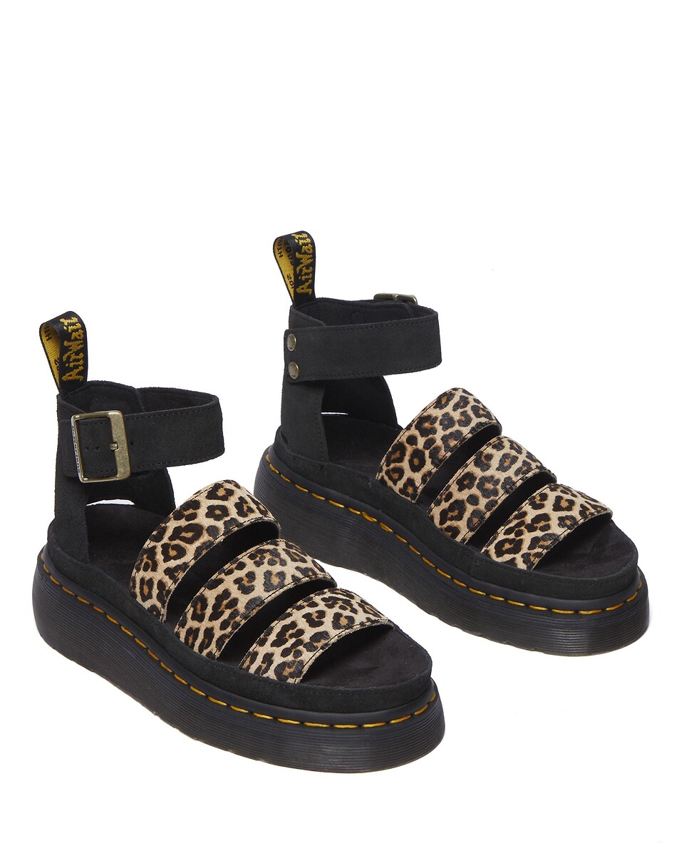 Dr. Martens Sandalias de piel con plataforma Clarissa II Quad