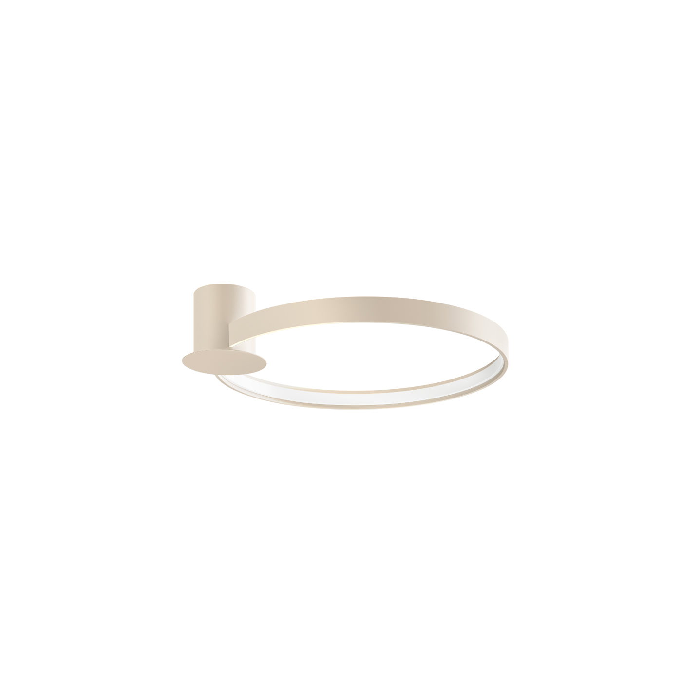 Plafonnier Aluminium Beige LED 1 Rio, EDEN