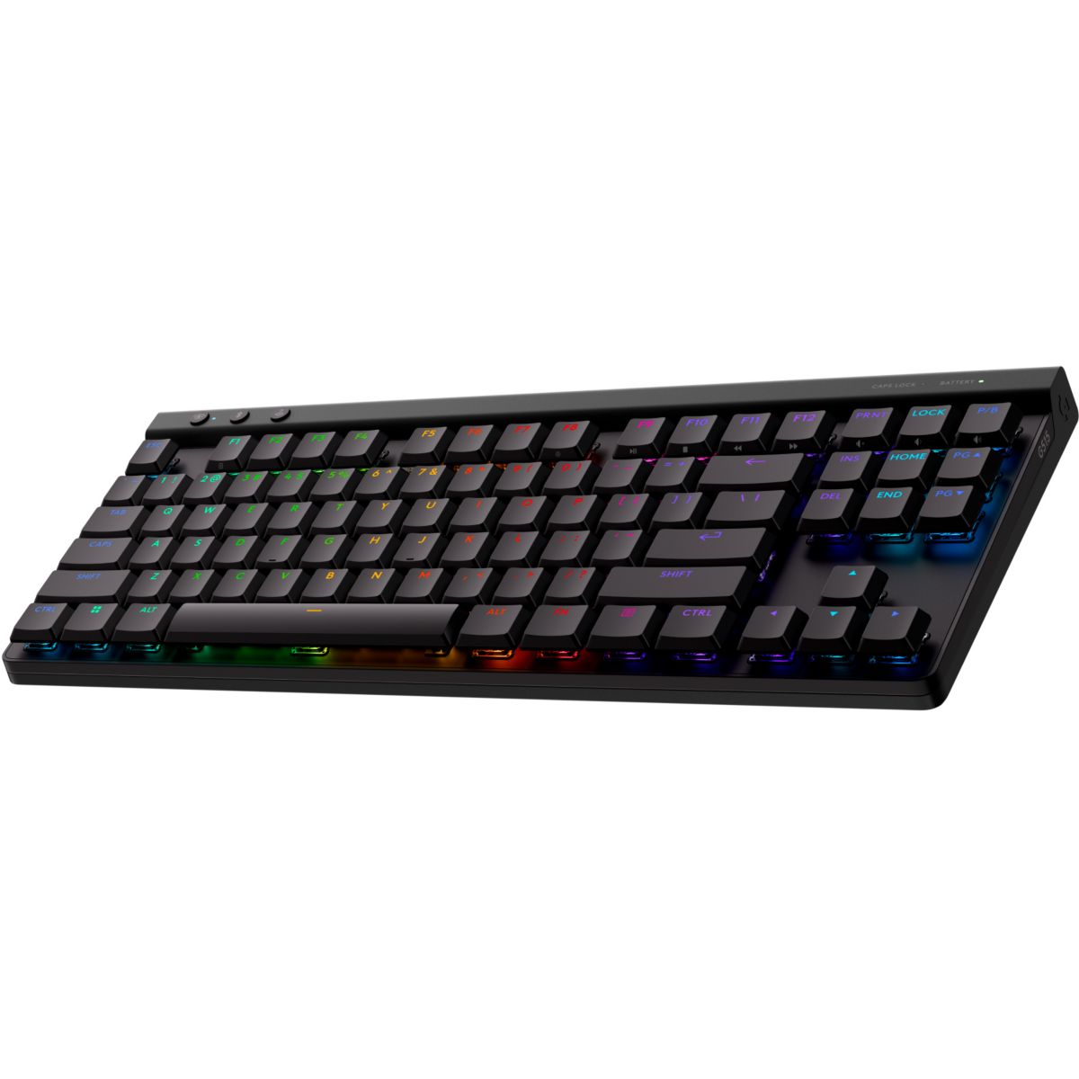 Clavier gamer sans fil G515 Lightspeed TKL tactile Noir, LOGITECH