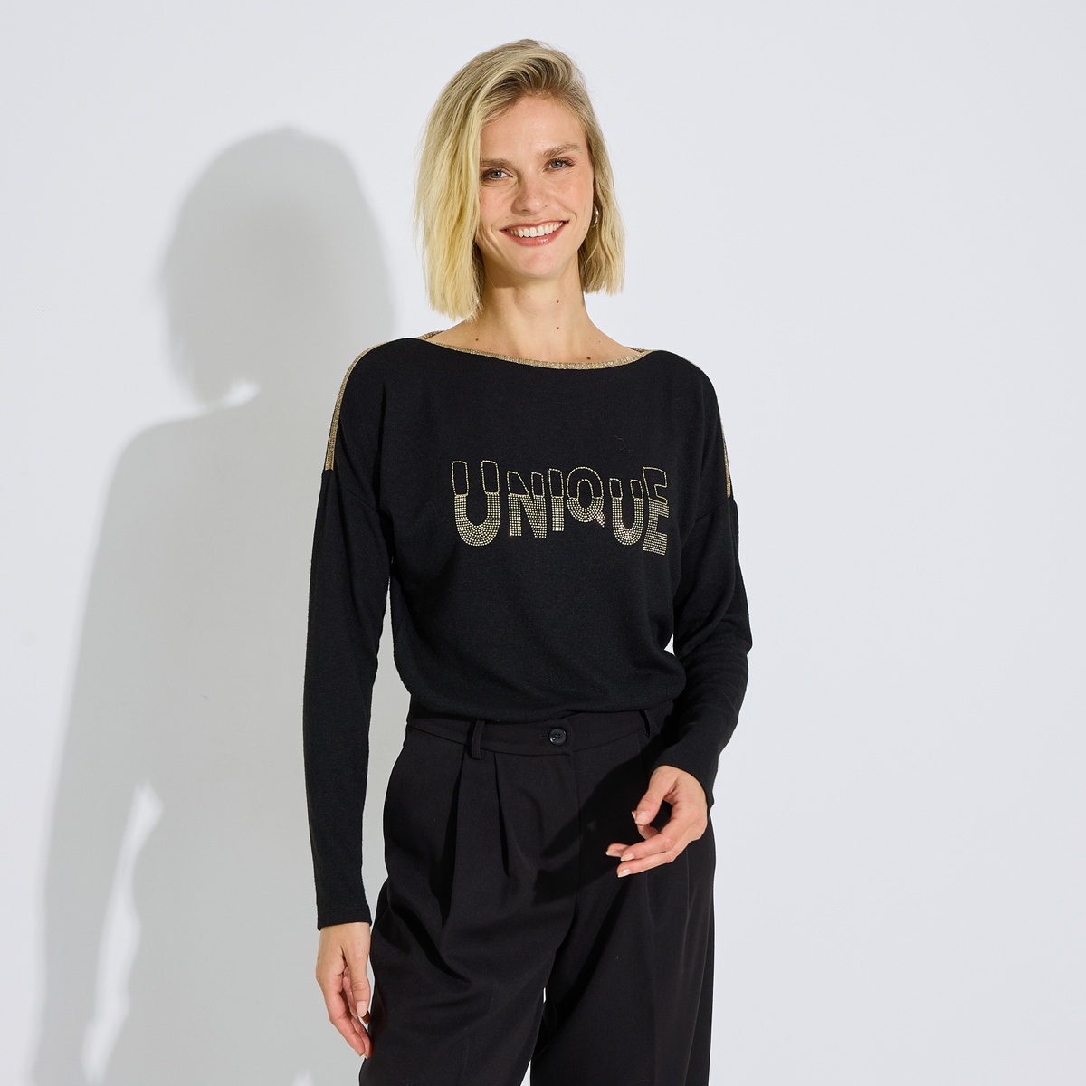 T-shirt doudou col bateau, GRAIN DE MALICE
