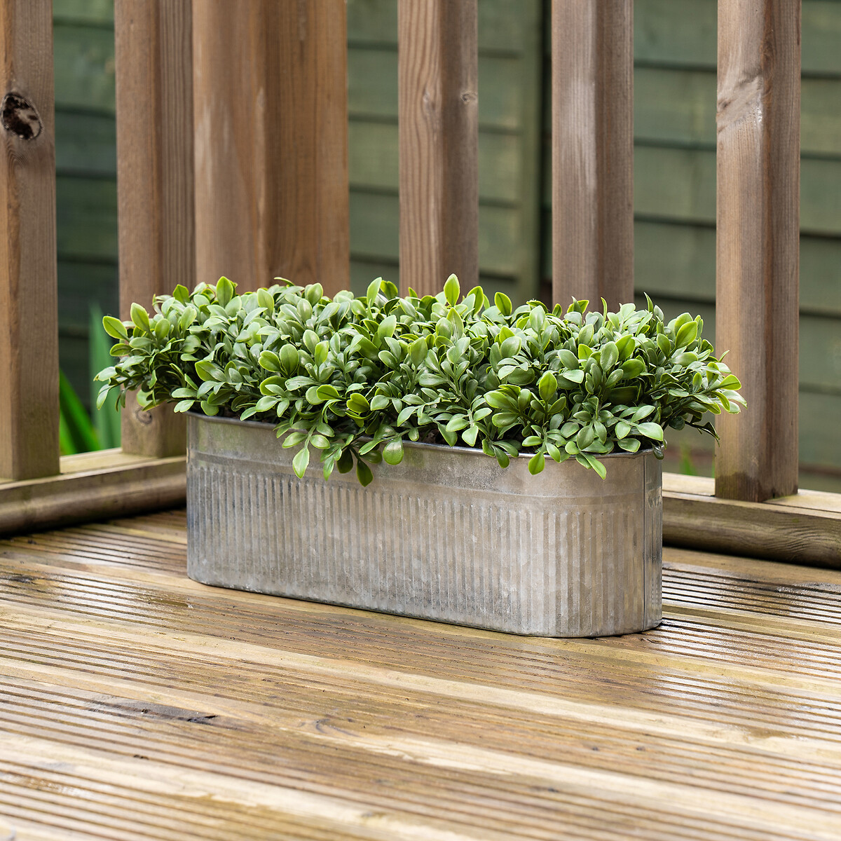 20cm Artificial UV Boxwood Trough UV, SO'HOME