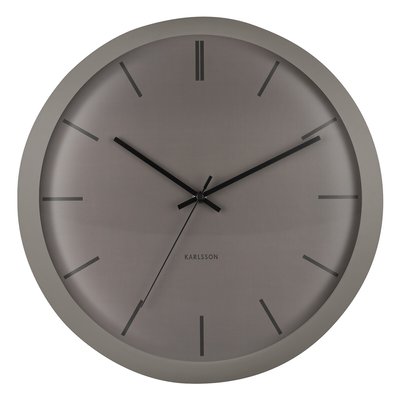 40cm Nirvana Globe Dark Warm Grey Wall Clock KARLSSON