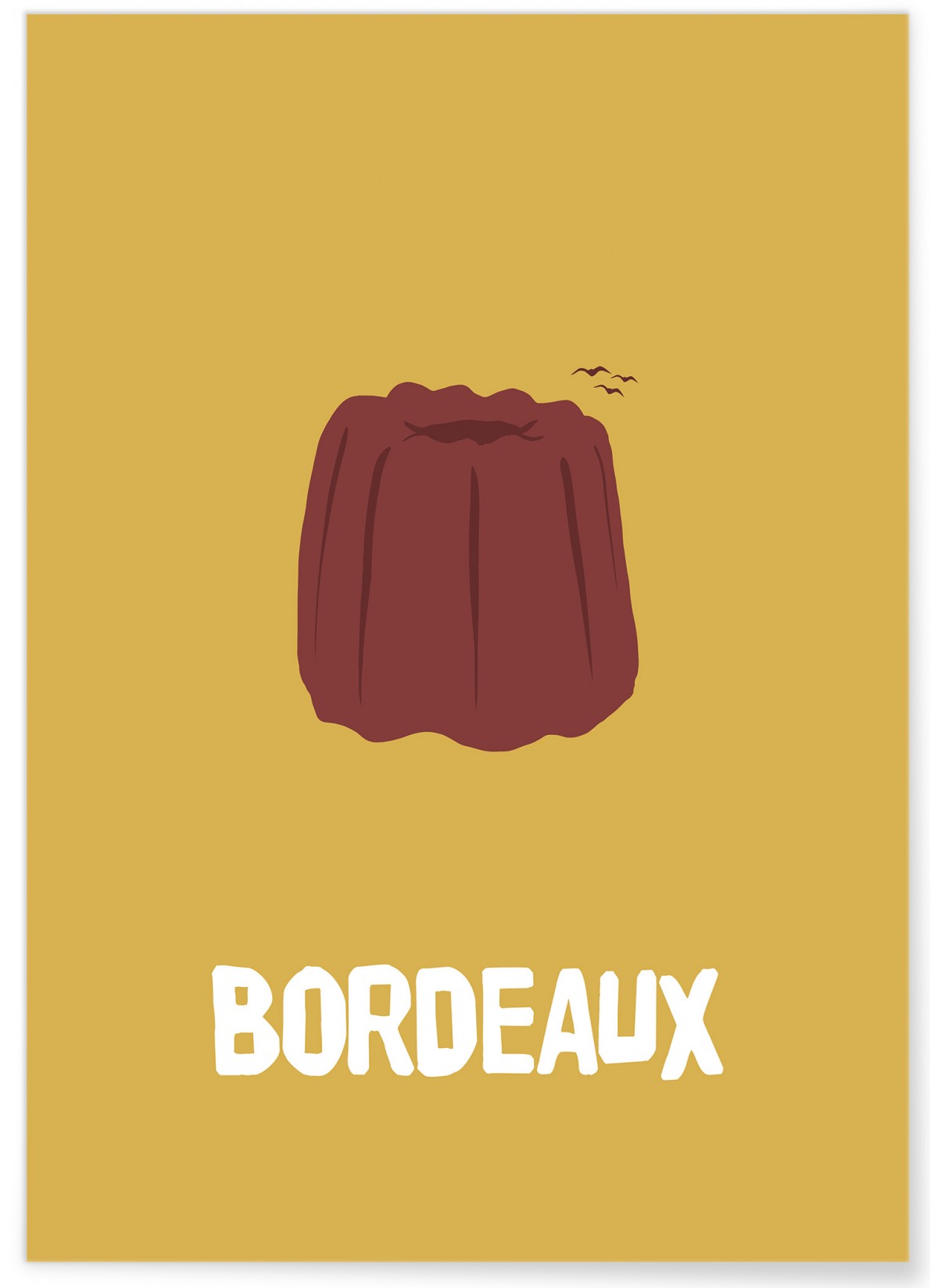 Affiche ville Minimaliste Bordeaux, L'AFFICHERIE