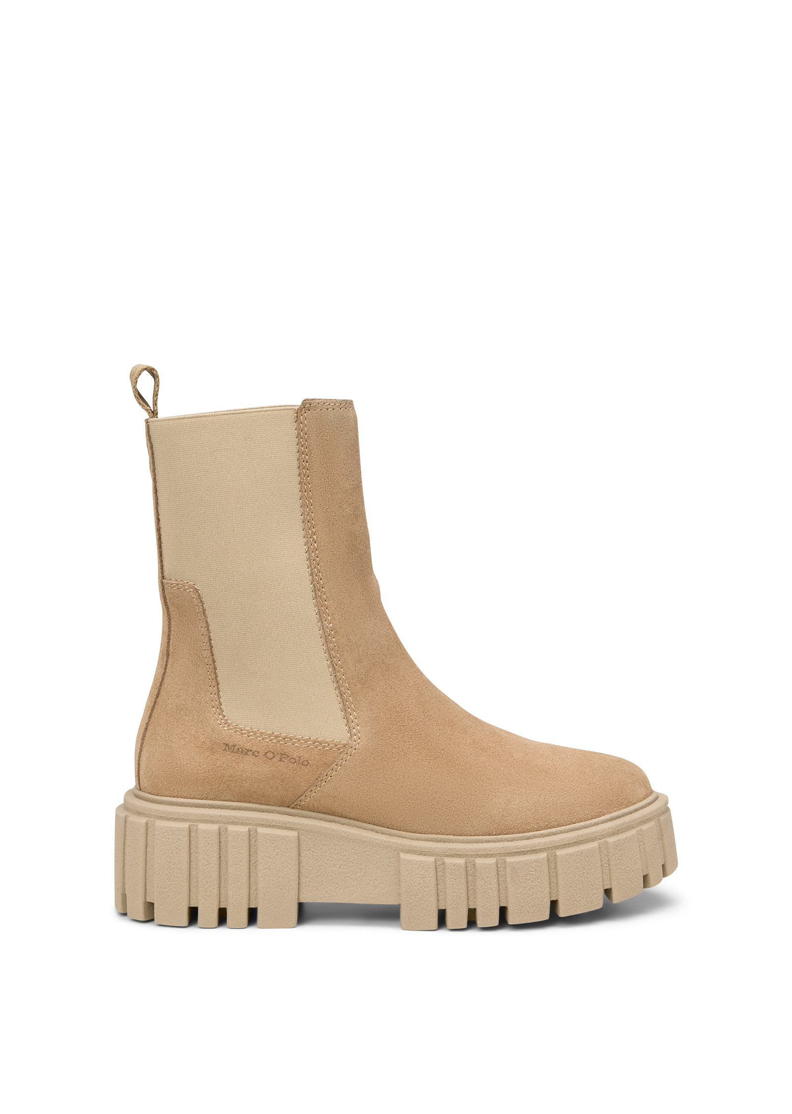 Chelsea boot modèle Christel avec une légère semelle compensée, MARC O'POLO