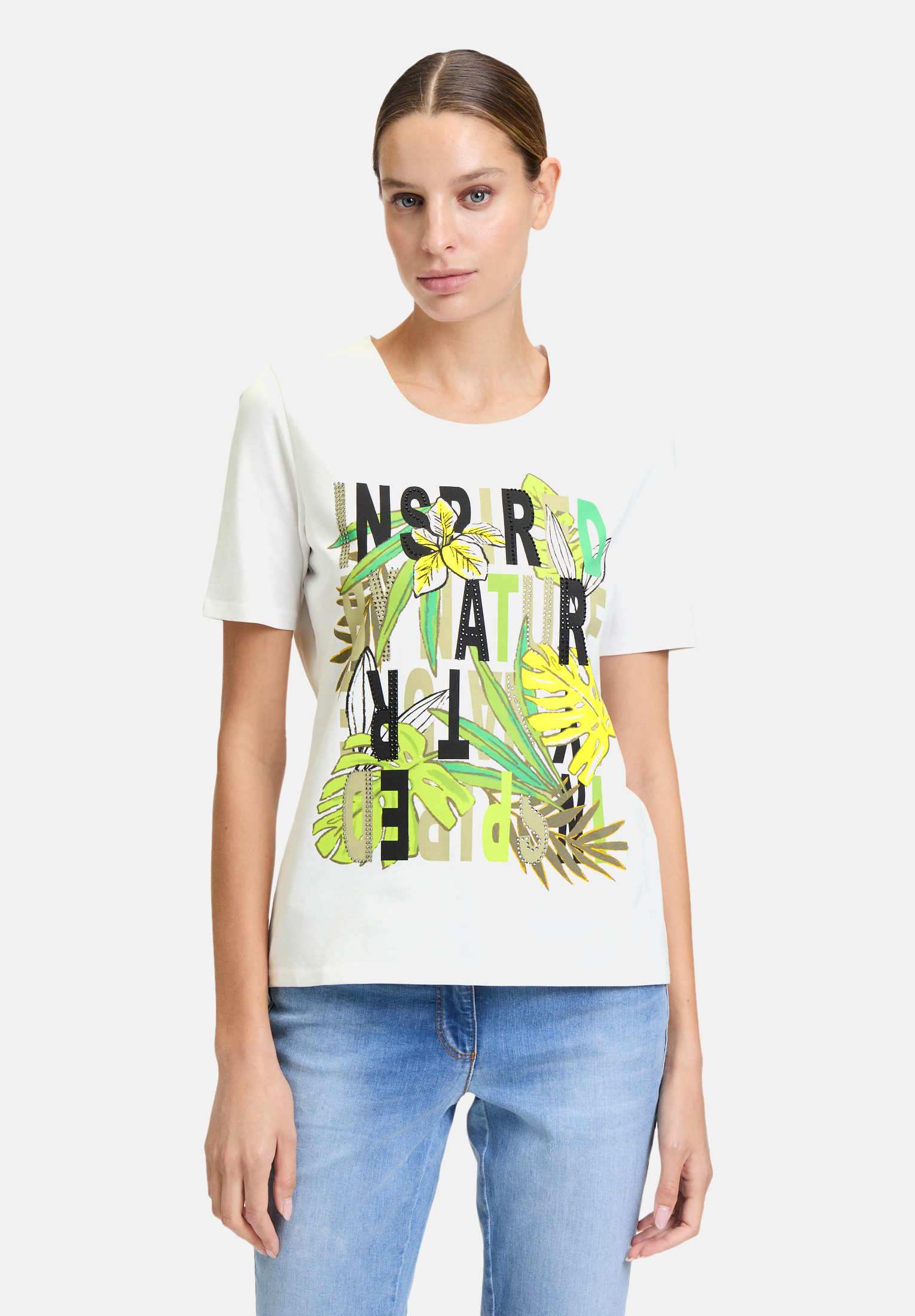 T-shirt basique à impression, BETTY BARCLAY