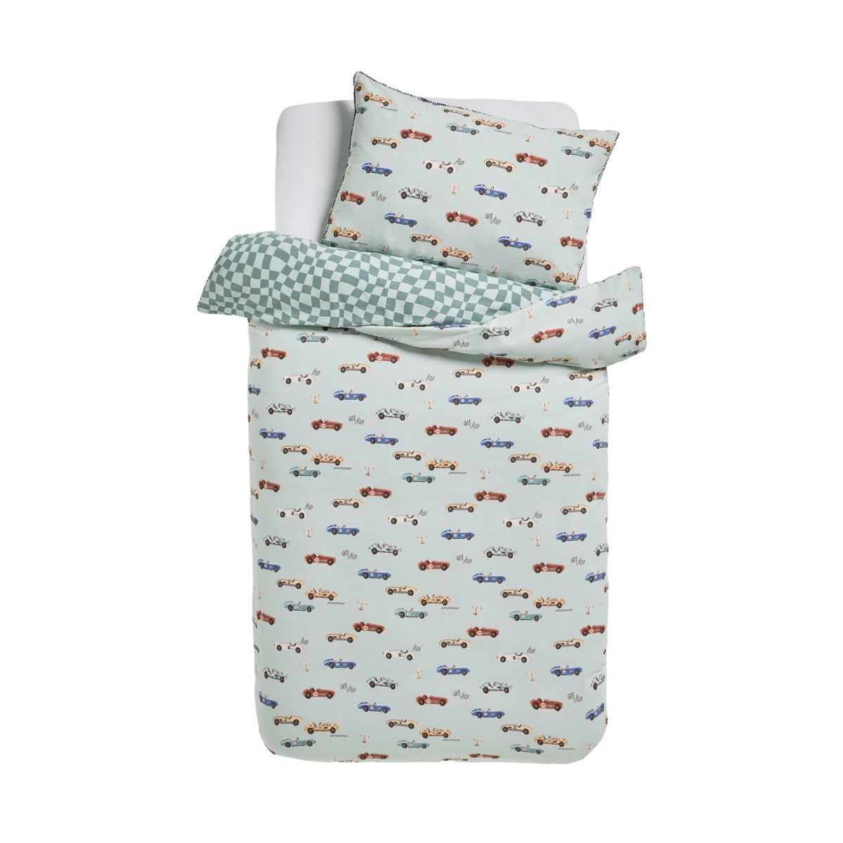Parure de lit en coton brossé ultra doux, NEXT
