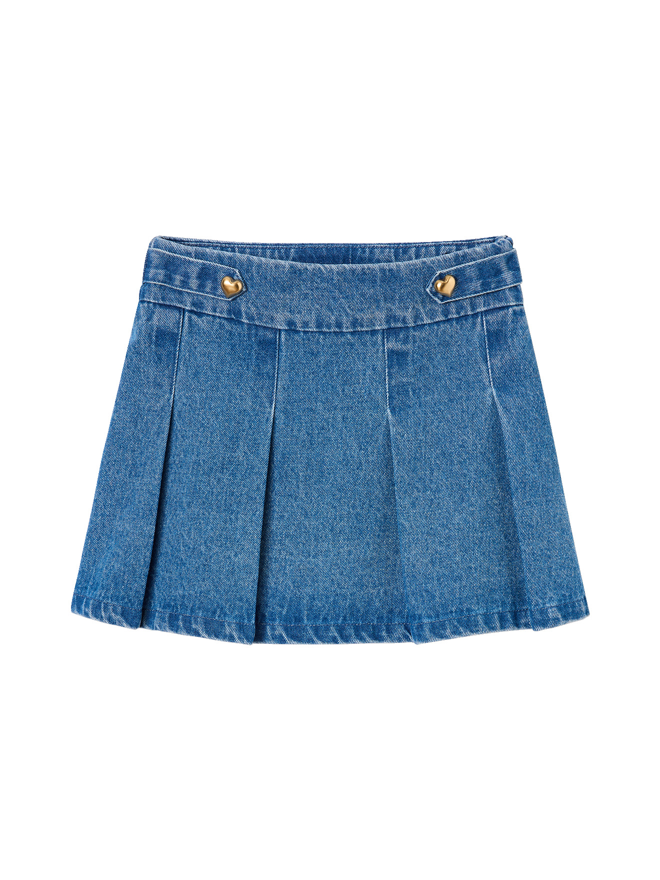 Jupe denim, VERTBAUDET