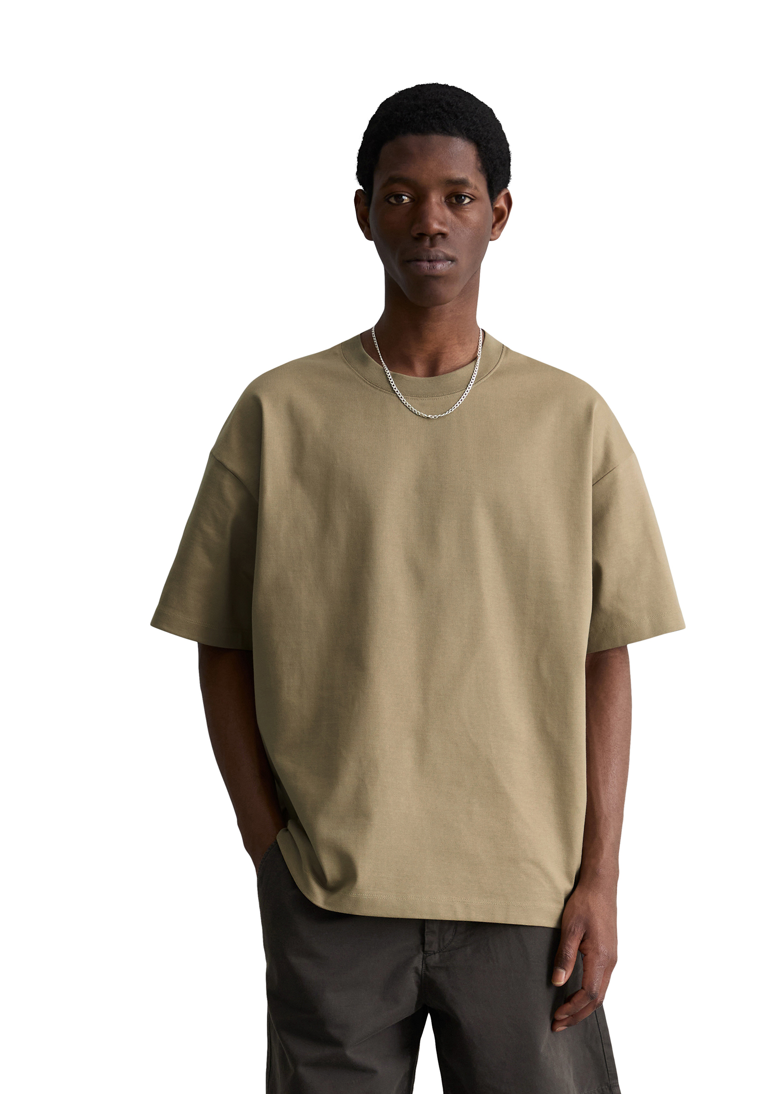 T-shirt DfC surdimensionné en jersey de coton bio épais, MARC O’POLO DENIM