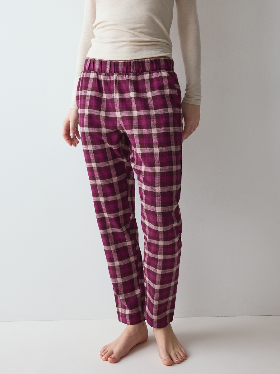 Pyjama coton, top manches longues et pantalon imprimé, TRIUMPH