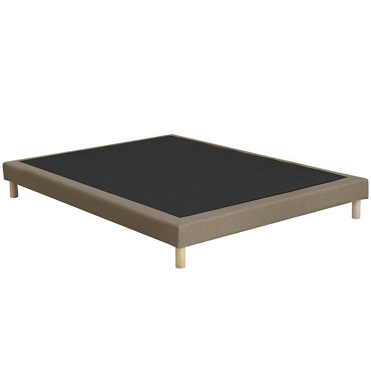 Sommier tapissier déco 12 lattes avec pieds