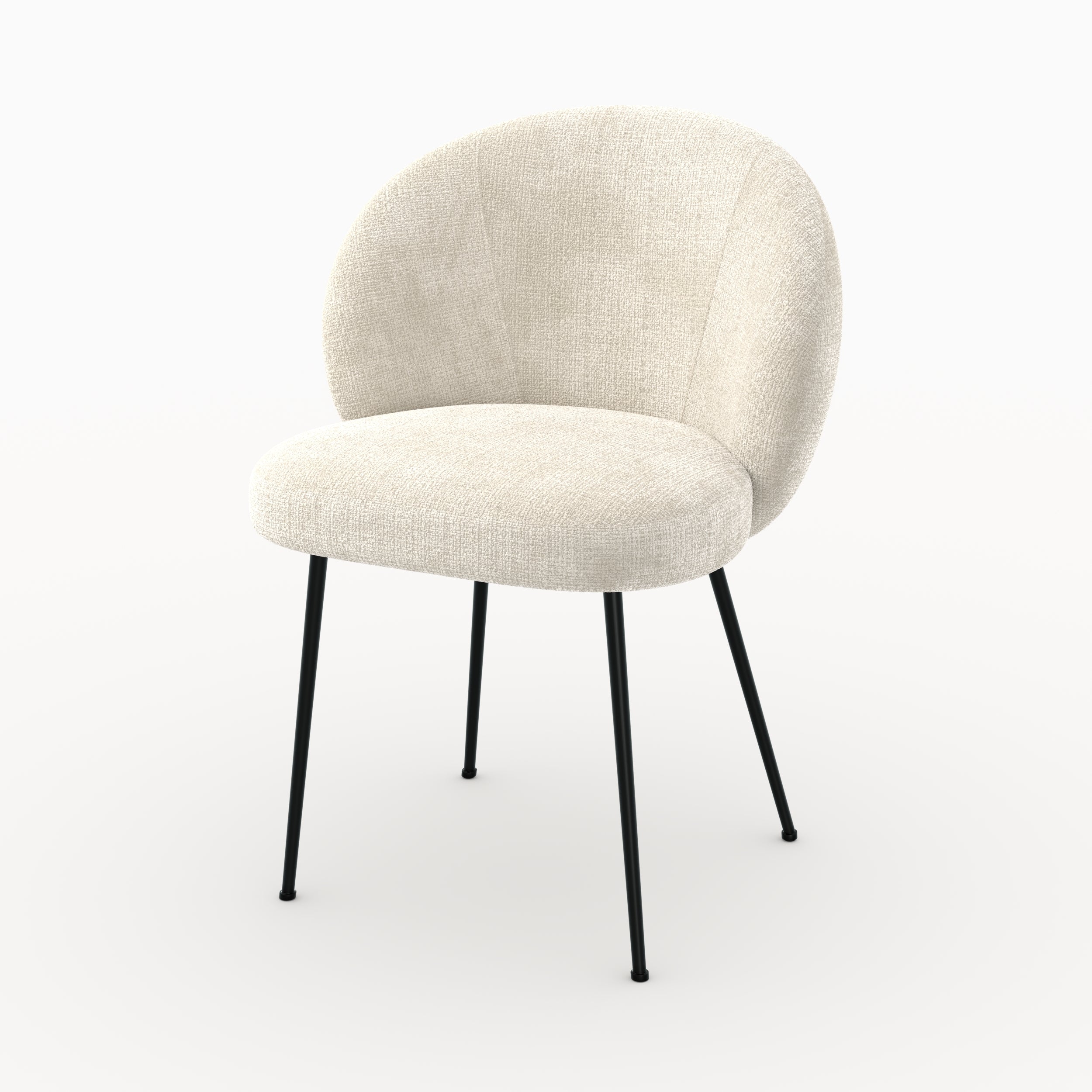 Chaise en velours chenillé - BLOOMY, MAISON PAVANE