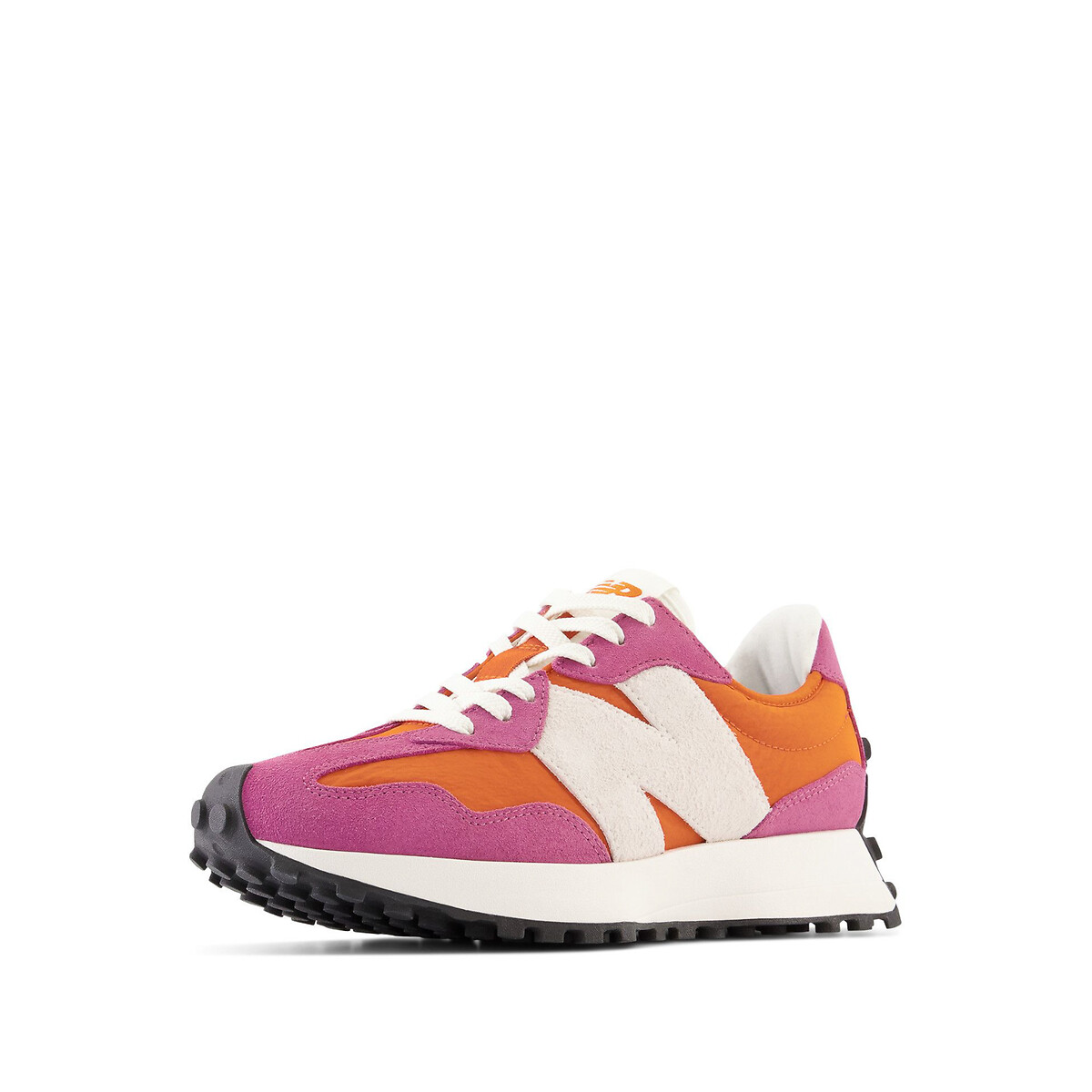 Ws327 suede trainers, pink/orange, New Balance | La Redoute