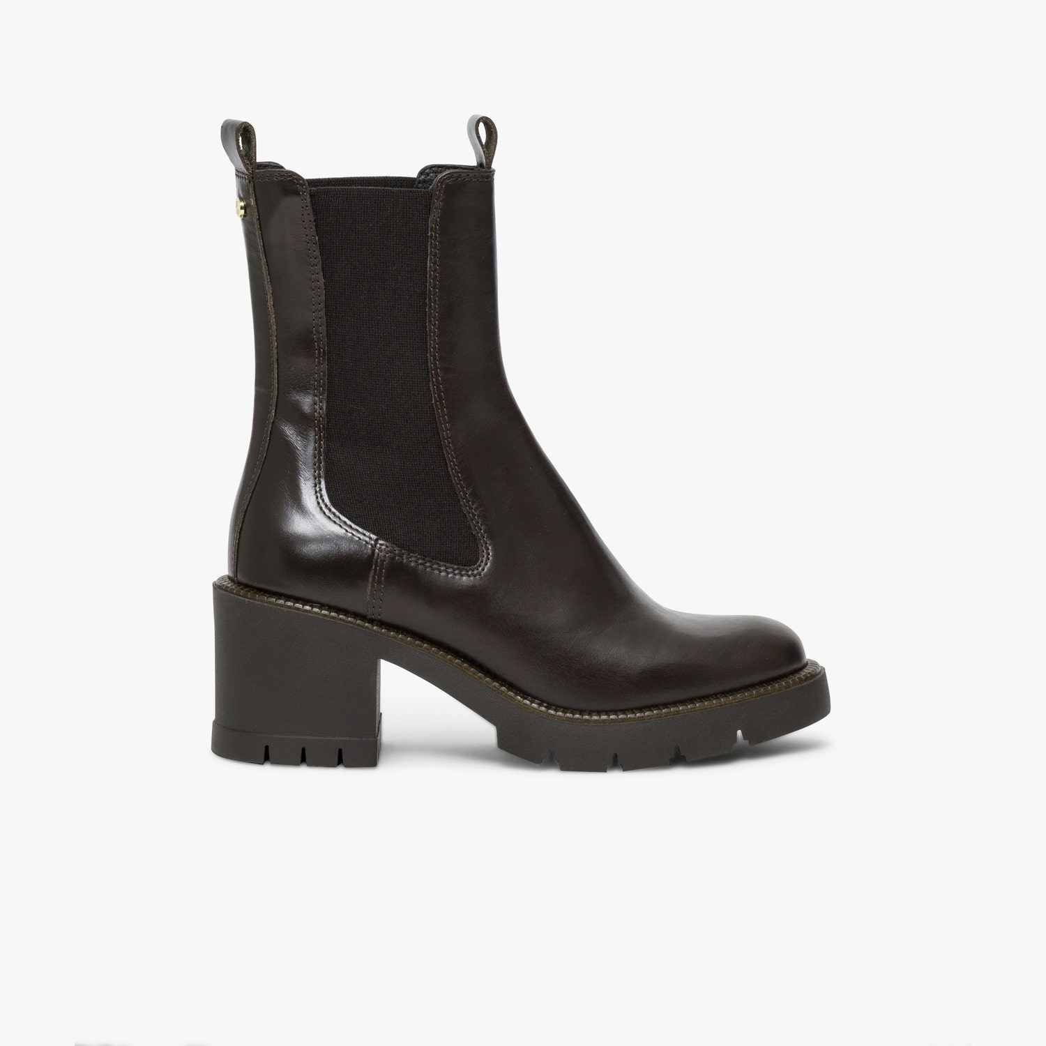 Boots À Talon en cuir ESTELLE, BOCAGE